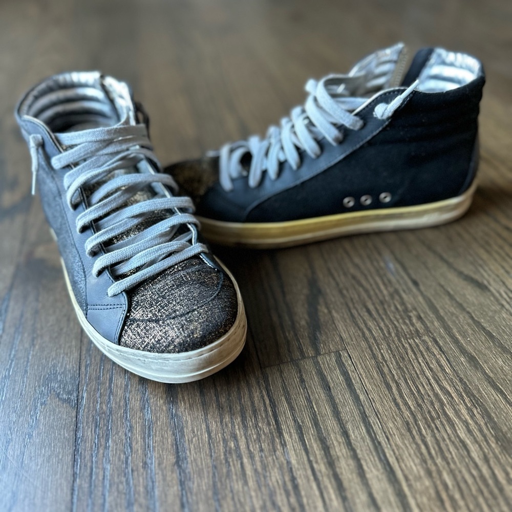 P448 Metallic Skate High-Top Sneaker View 6